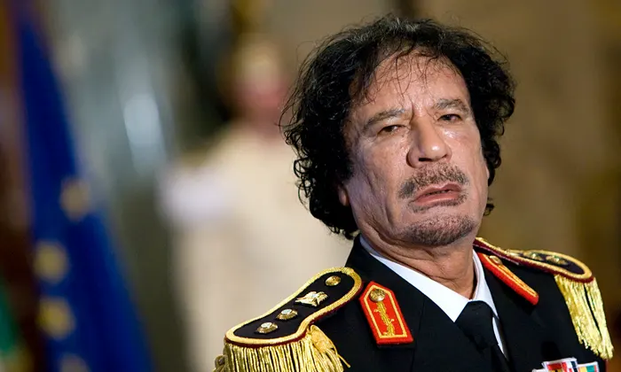 Muammar Gaddafi Head Of Libya